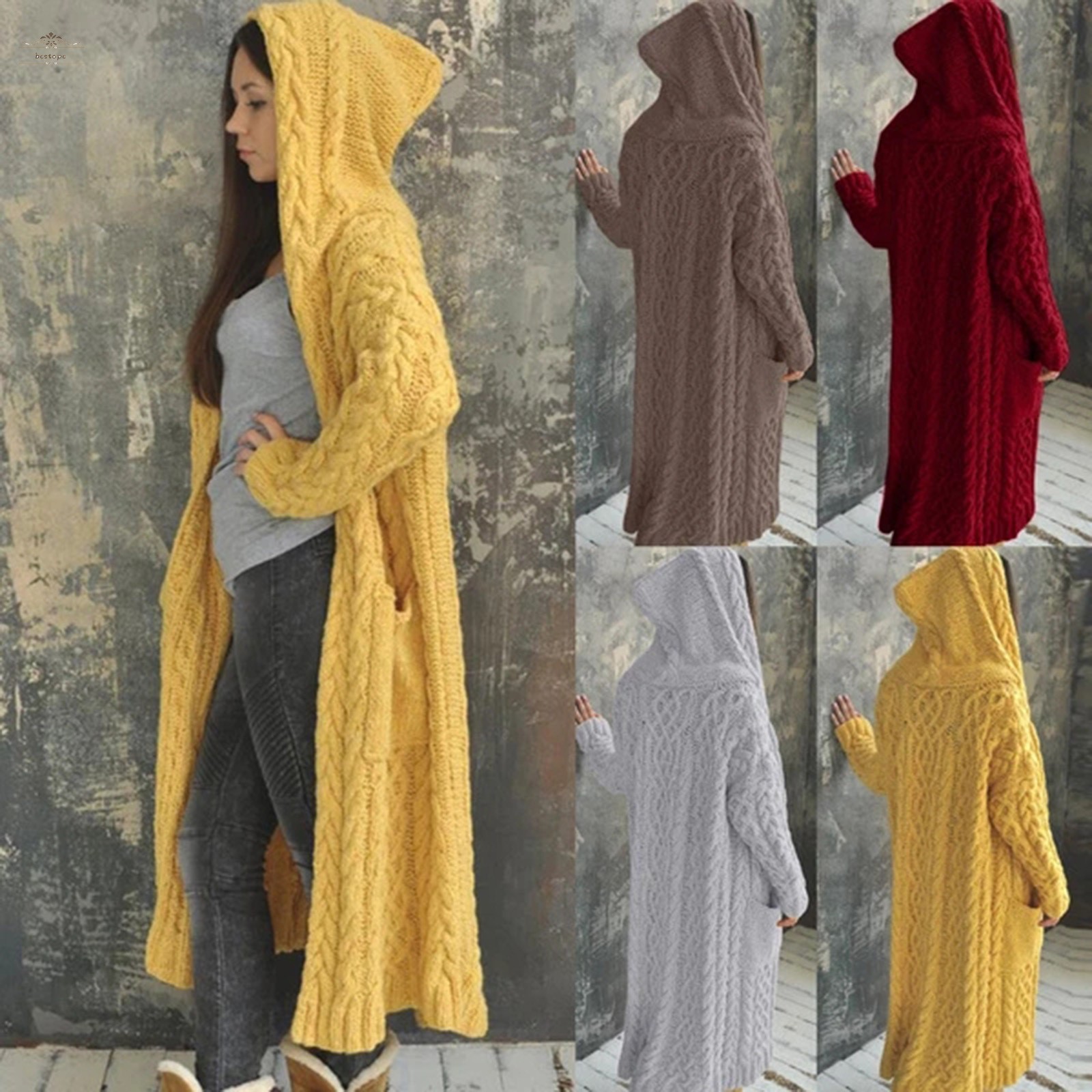 thick cardigan sweater womens