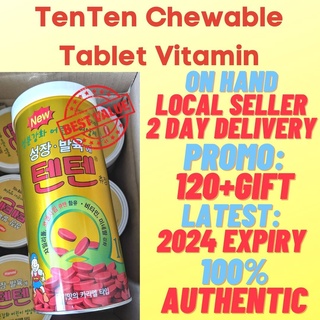 [ON HAND] Tenten Chewable Tablet Vitamin 120PCs Growth Korea Korean Adult kid enhypen ni-ki niki can