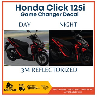 Mags White Decals For Honda Click 125i V2 Shopee Philippines