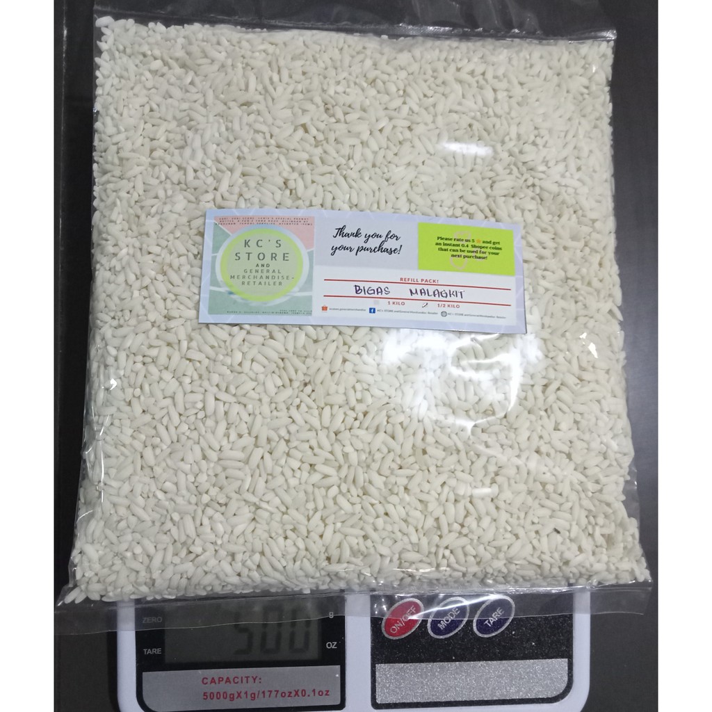 BIGAS MALAGKIT(GLUTINOUS RICE) 1/2kg and 1kg per pack Shopee Philippines