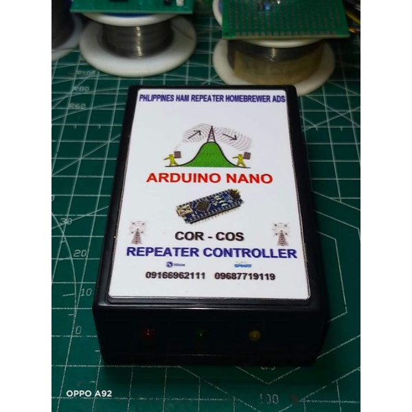 REPEATER CONTROLLER ARDUINO NANO WITH MOTOROLA MDC600 JUNIOR QUACK