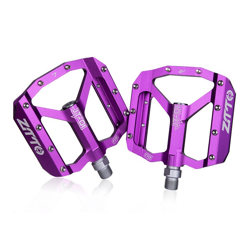 purple mtb flat pedals