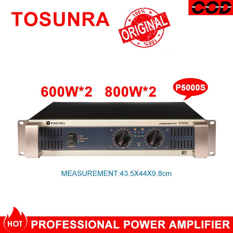 TOSUNRA Professional Power Amplifier P5000S Shopee Philippines