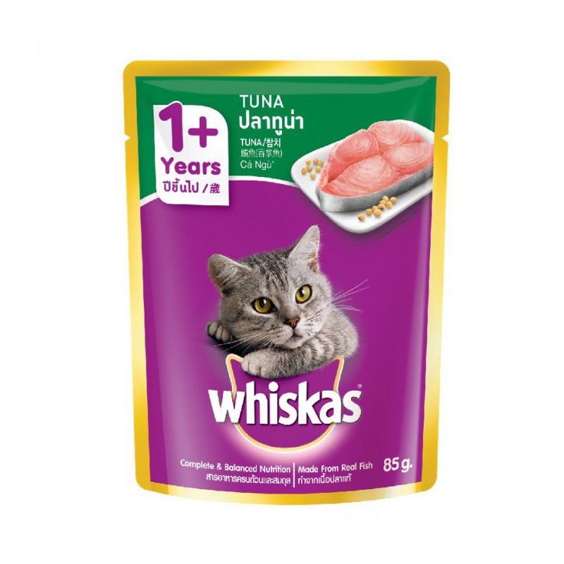 whiskas wet food pouches