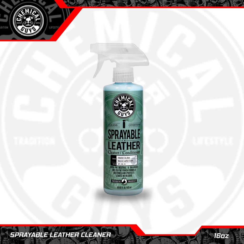 Chemical Guys Sprayable Leather Cleaner And Conditioner In One (16 Fl ...