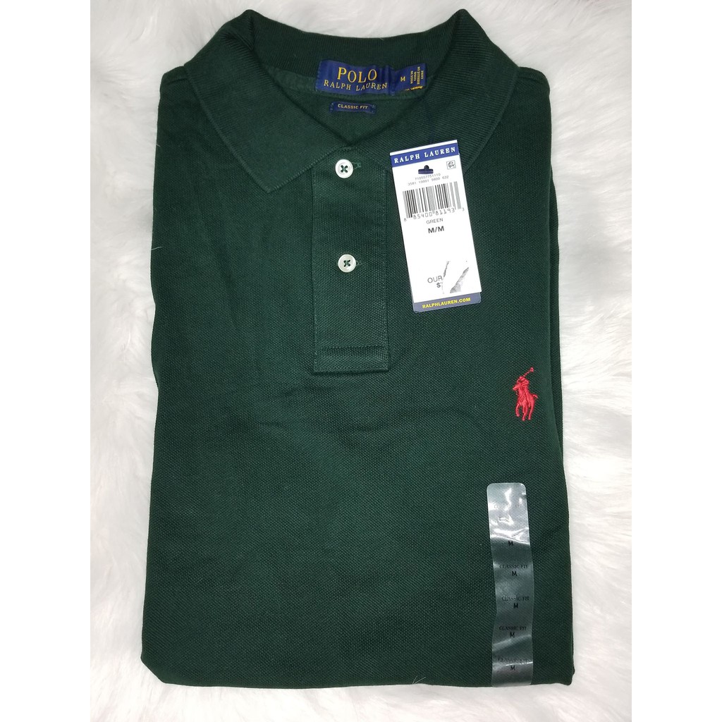 PLUS SIZE MEN Medium POLO Ralph Lauren Polo Shirt MOSS GREEN RED LOGO  BRANDED ORIGINAL AUTHENTIC BI | Shopee Philippines