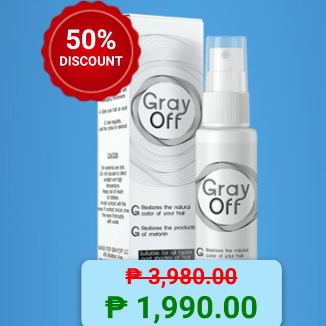 Gray Off Hair Spray Restore Black Hair 50mL | Shopee Philippines