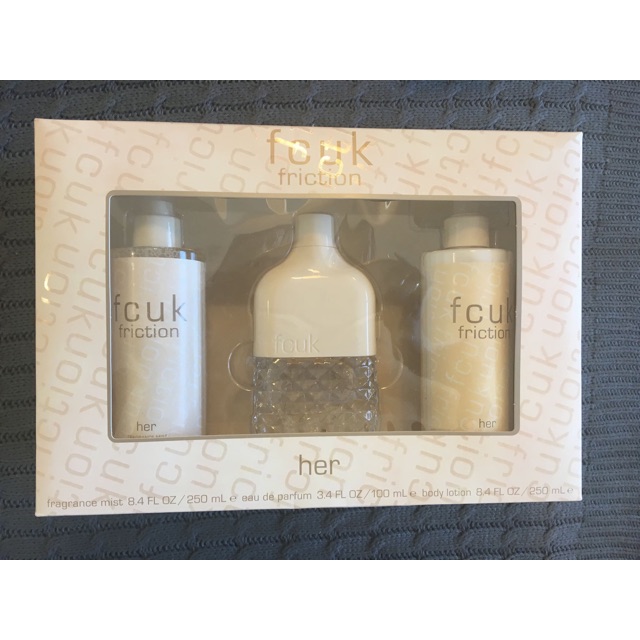 Original FCUK Friction Perfume Set | Shopee Philippines