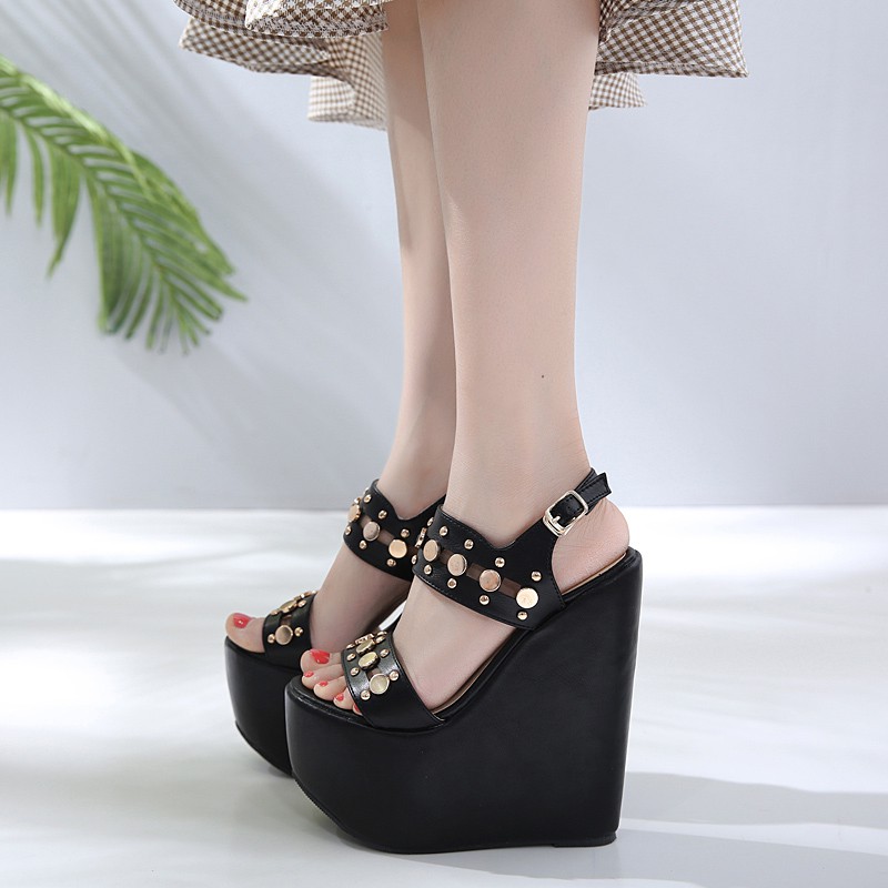 high wedge heel