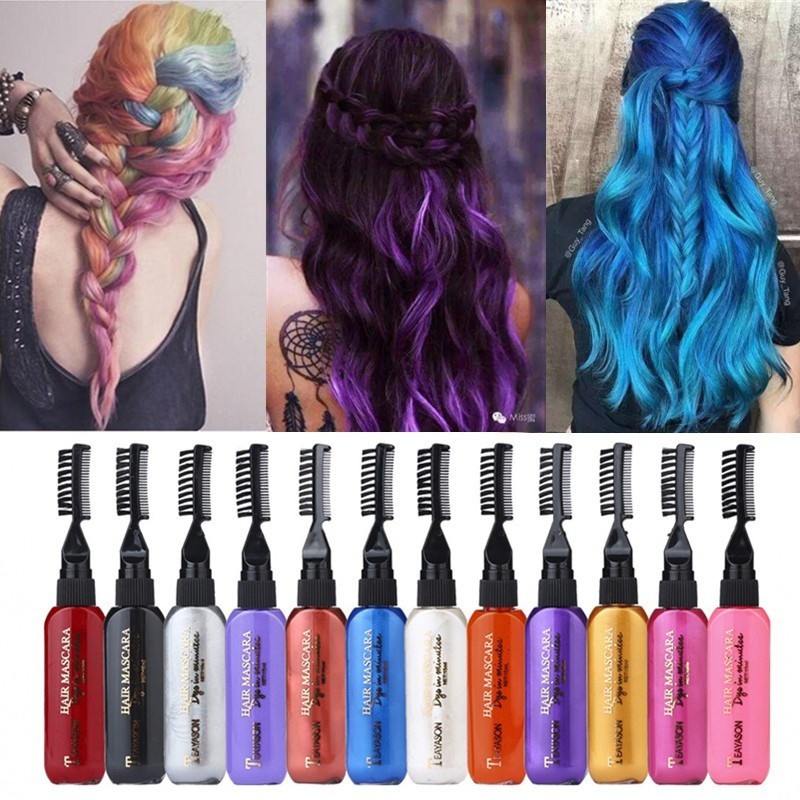 Non Toxic Diy Hair Dye Pen Temporary Hair Dye Mascara Hair Dye