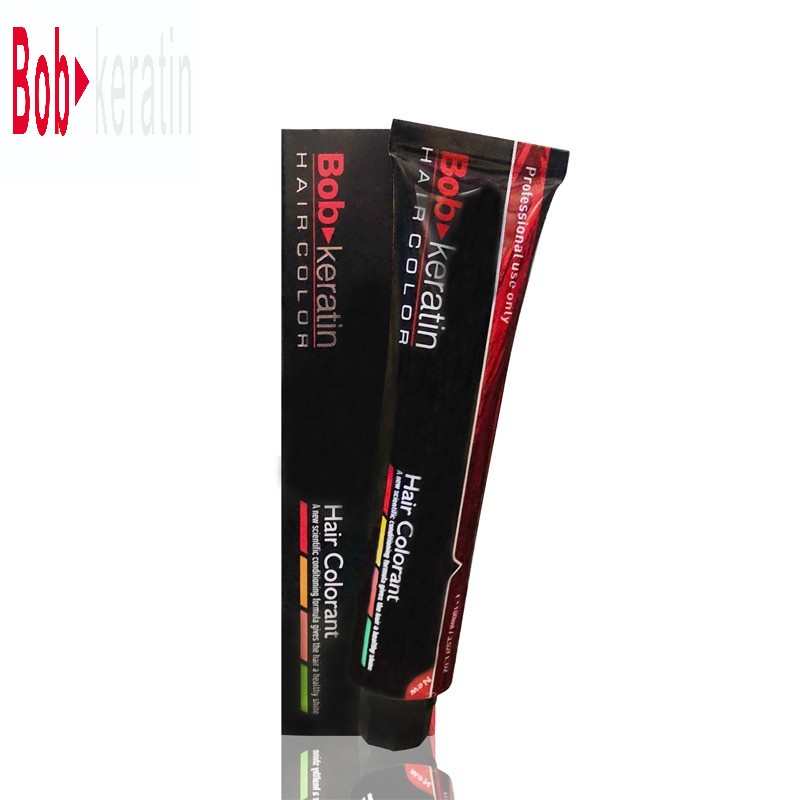 Bob keratin Permanent Hair Color Intense Natural Basic Colors 100ml