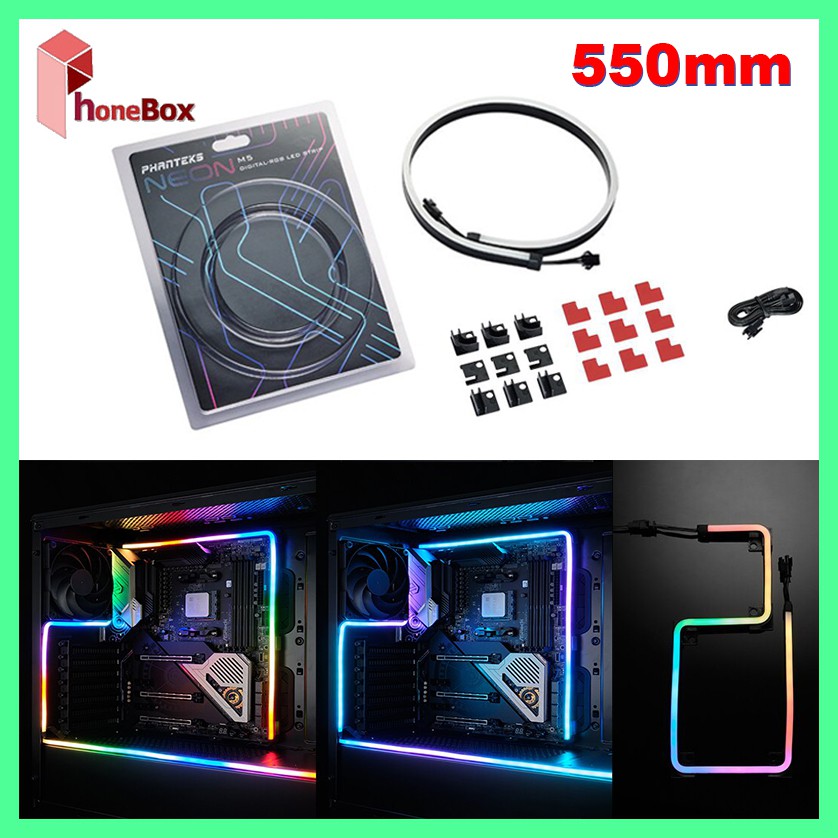 PHANTEKS M5 3 Pin 550mm PC Case Motherboard RGB Light Strip