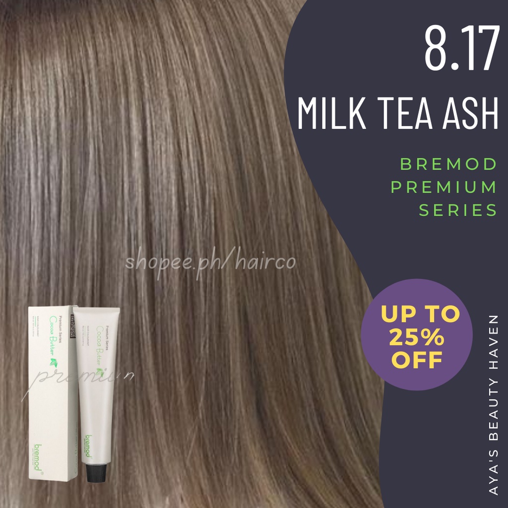 Milk Tea Ash 8.17 Hair Color 100ml | Shopee Philippines