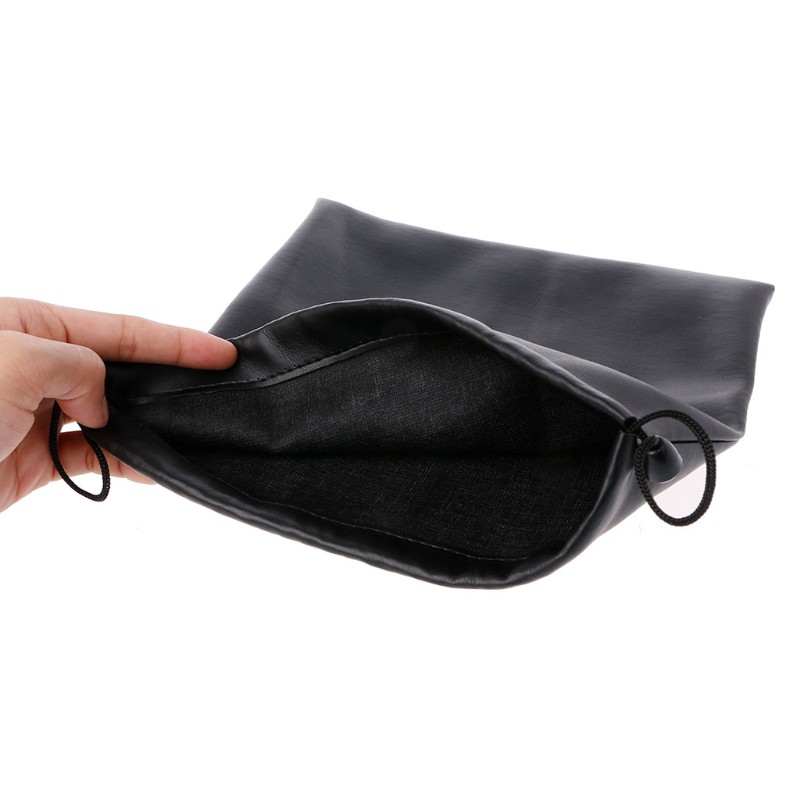 Headphone Leather Storage Bag Waterproof Protective Case Pouch Headband