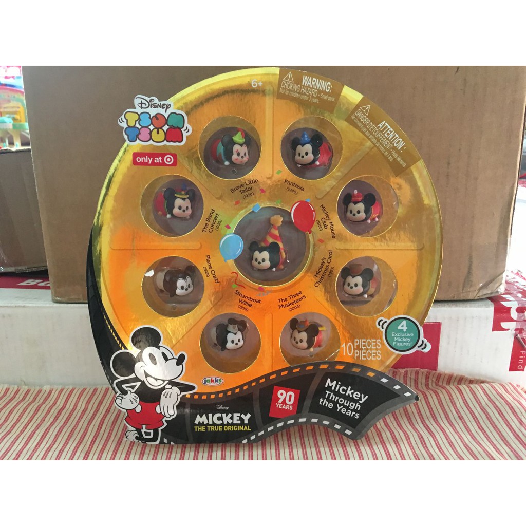 tsum tsum mickey through the years