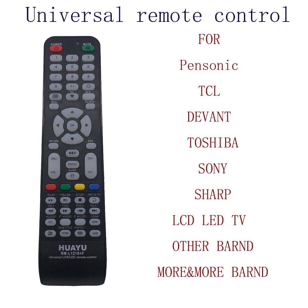Universal Remote Control Prestiz Devant Pensonic for TCLHuayu RML1210
