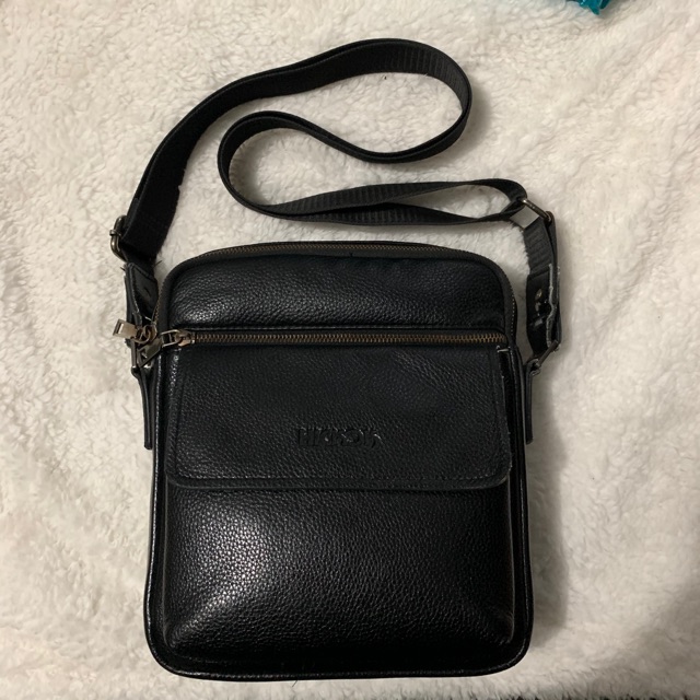 hickok leather sling bag