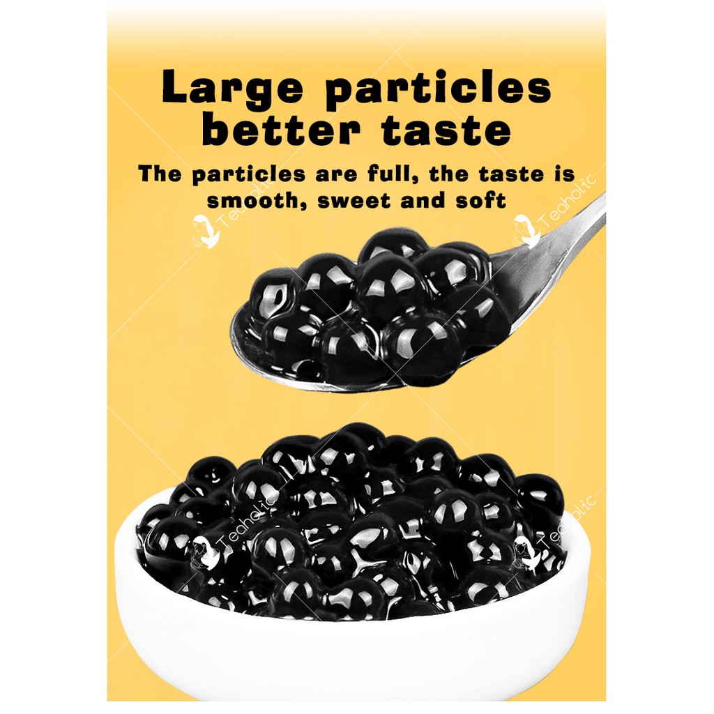 Brown sugar Tapioca Pearls Milk tea bench pearl milk tea raw materials