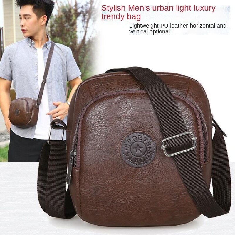 Spot CrossShoulder Bag Shoulder Bag Male Student Crossbody Bag for MeninsFashion Brand Small