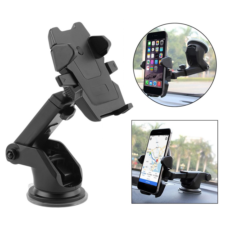 Long Neck One Touch Car Mount Cellphone Holder Shopee Philippines