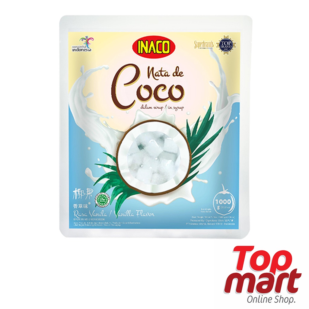 Inaco Nata De Coco, Vanilla 1kg | Shopee Philippines