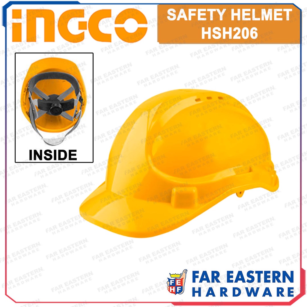 INGCO Hard Hat Safety Helmet HSH206 INHT Shopee Philippines