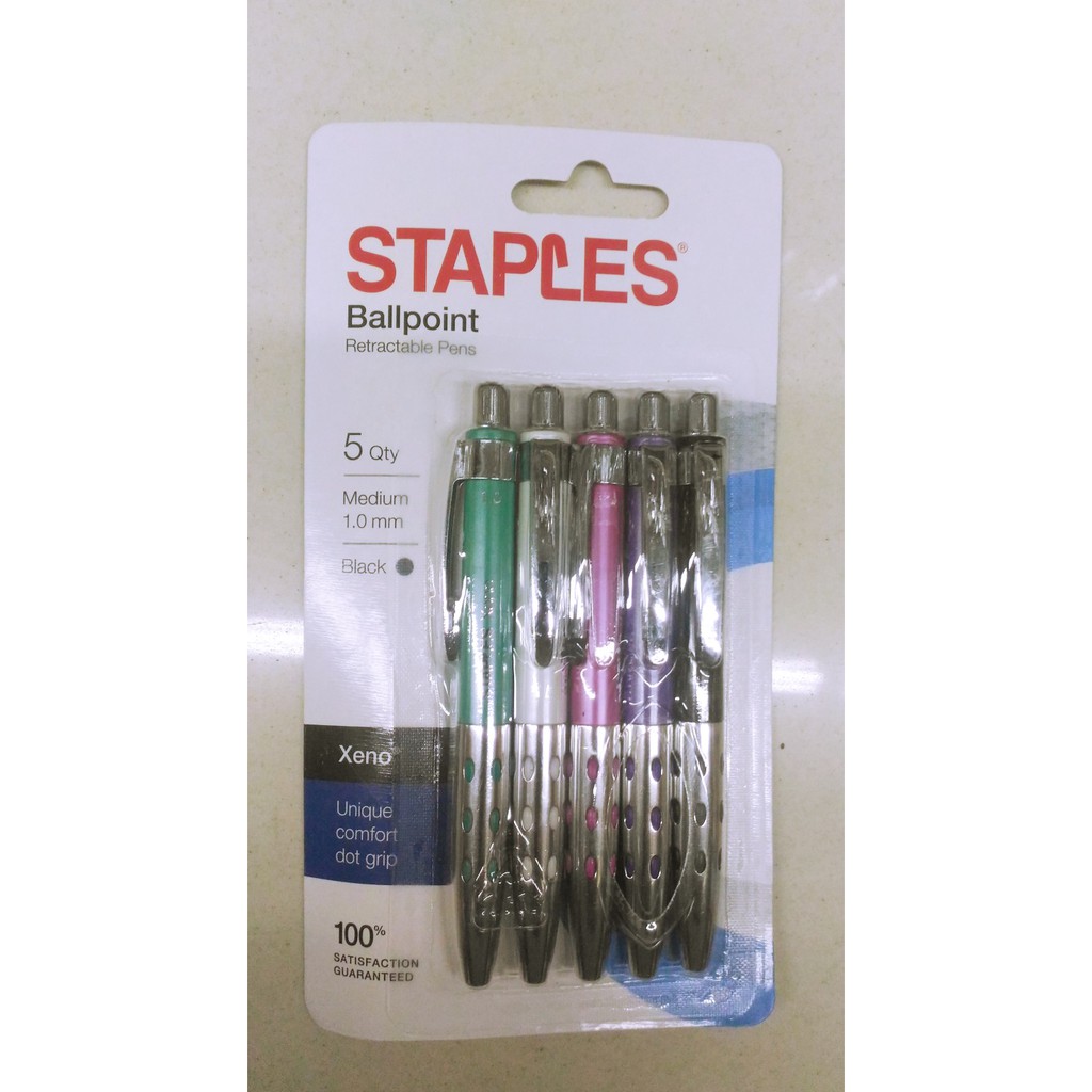 staples ballpoint pens