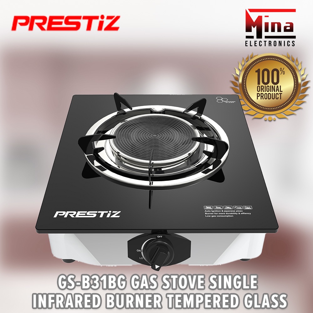 GSB31BG GAS STOVE SINGLE INFRARED BURNER TEMPERED GLASS Shopee