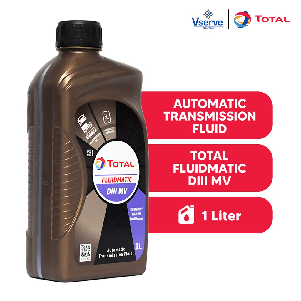 Total Fluidmatic DIII MV 1 Liter SemiSynthetic Automatic Transmission