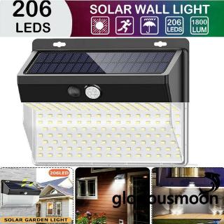 54LED Solar Lampe mit Bewegungsmelder Fluter Sensor Strahler Be