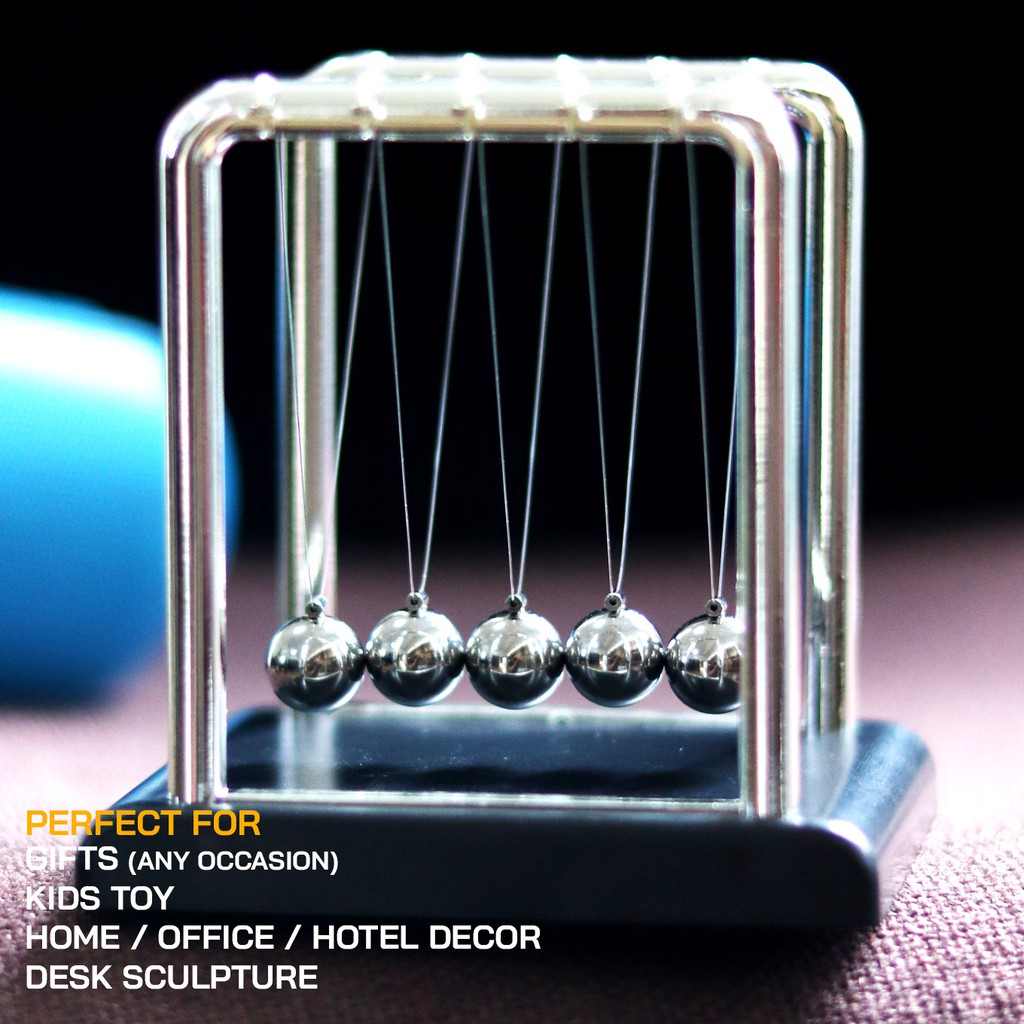 Newtons Cradle Balance Ball Physics Pendulum Ball Continuous