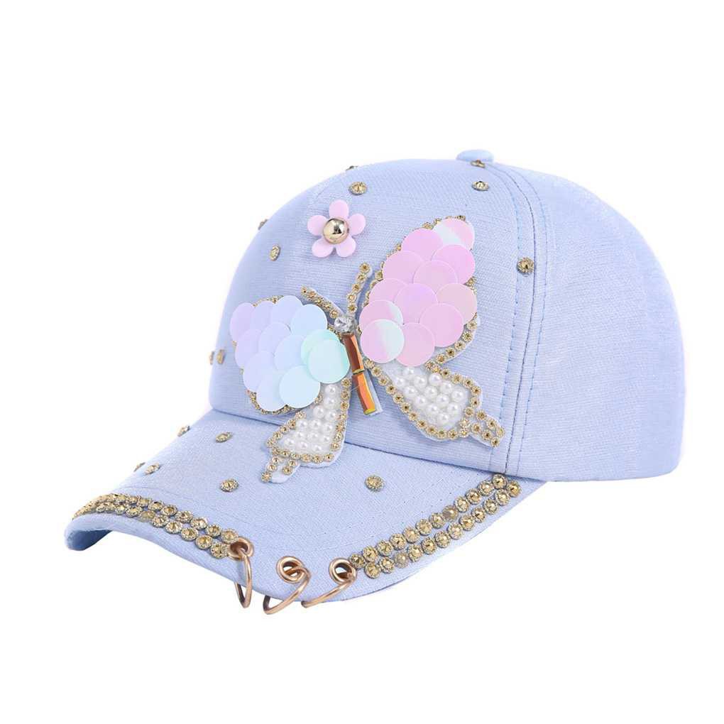 sparkly baseball cap