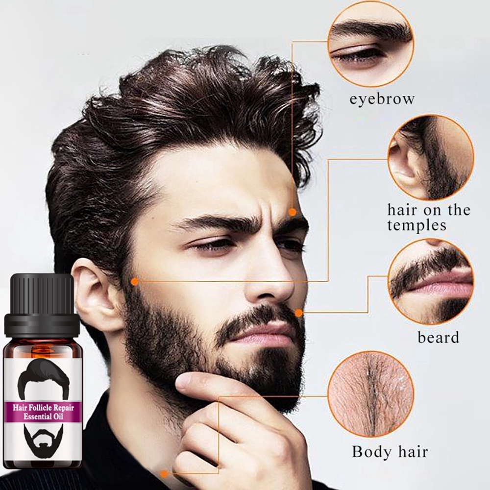 Men S Hair Repair Follicles Styling Mustache Hair Growth Oil Beard
