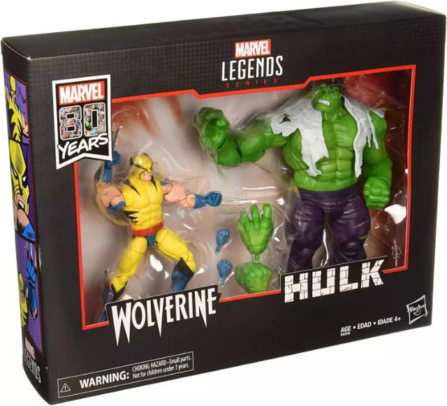 wolverine hulk marvel legends