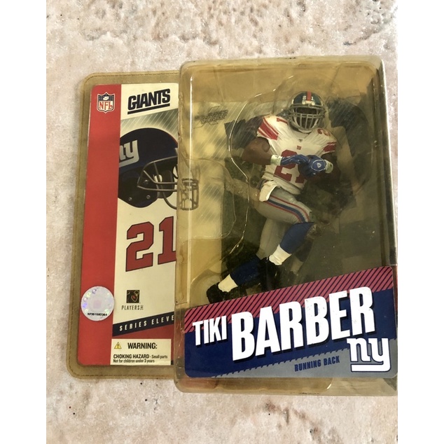 Mcfarlane NFL Tiki Barber New York Giants Variant White