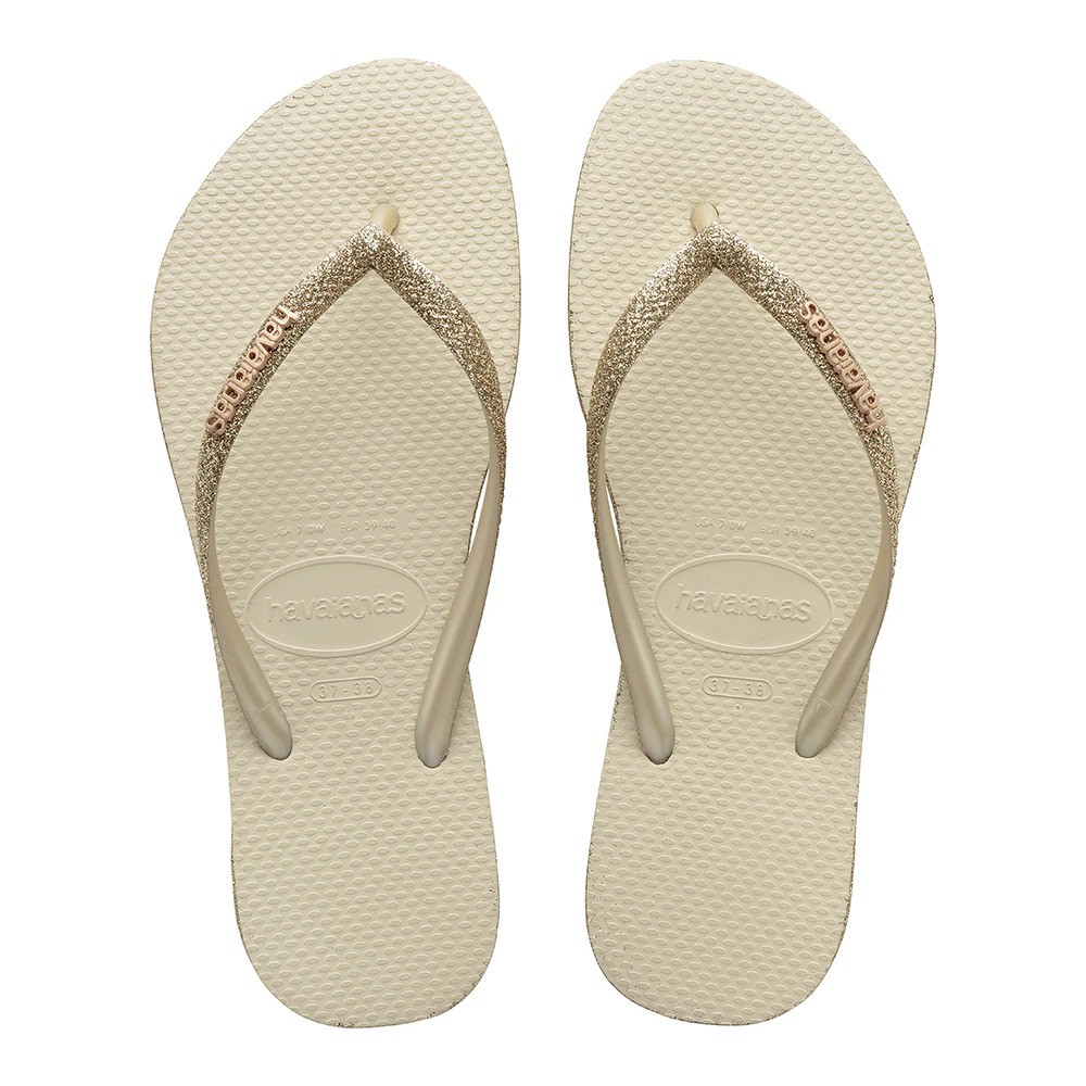 havaianas slim hardware rose gold