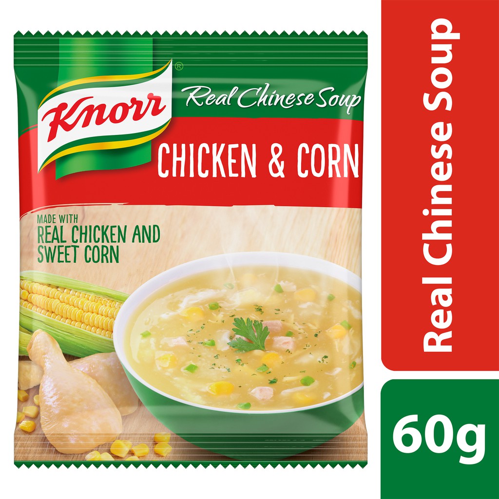 Knorr Chicken and Corn Soup Mix 60G | Shopee Philippines