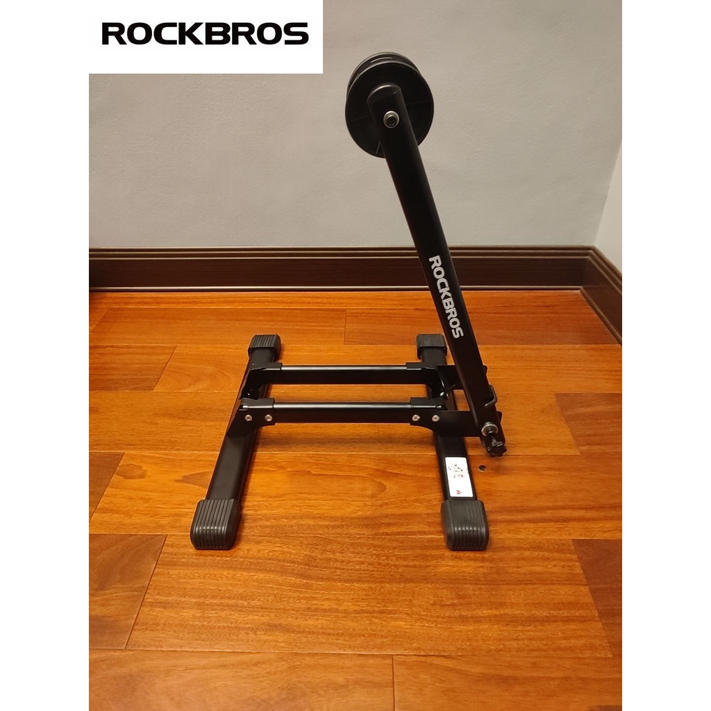 ROCKBROS Bike Parking Rack Carbon Steel Foldable Stand Wheel Holder