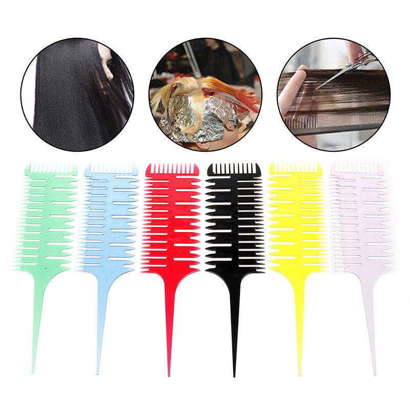 Bbs Bless 3 Way Sectioning Highlight Comb Weave Weaving Comb Hair