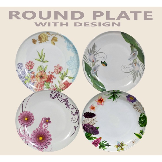 WKL TRADING MELAMINE PRODUCTS MELAMINE SIZE 9 ROUND PLATE DEEP CODE