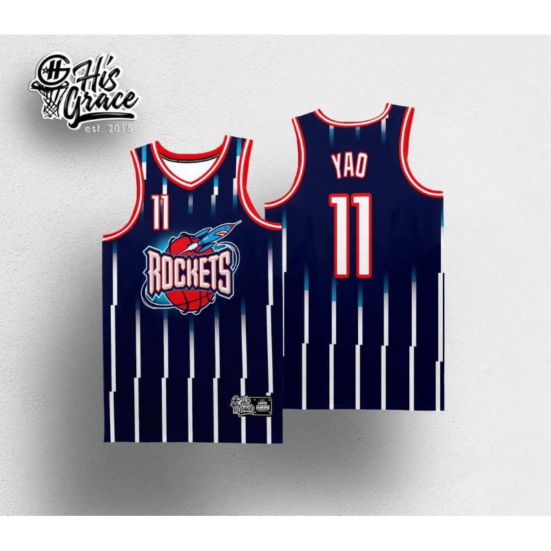 HOUSTON ROCKETS YAO THROWBACK HG JERSEY | Shopee Philippines