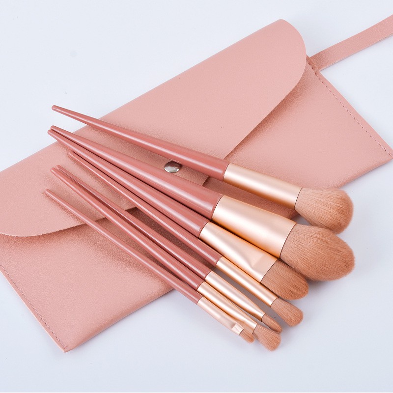 pink eyeshadow brushes