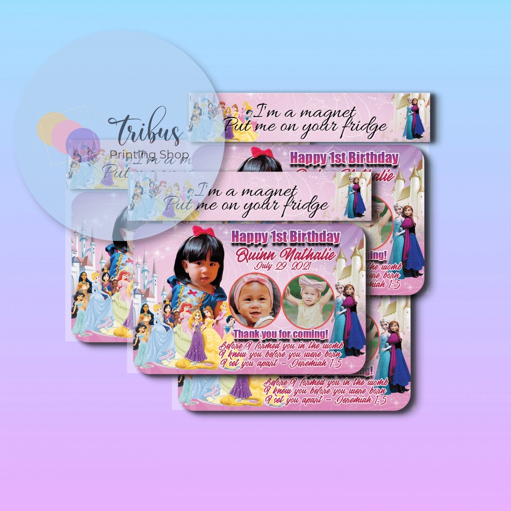 Disney Princess Ref Souvenir (Glittery) Shopee Philippines