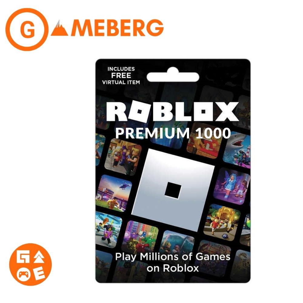 Robux Roblox Premium 1000 Gift Card 1000 Robux Points Shopee Philippines - roblox premium membership