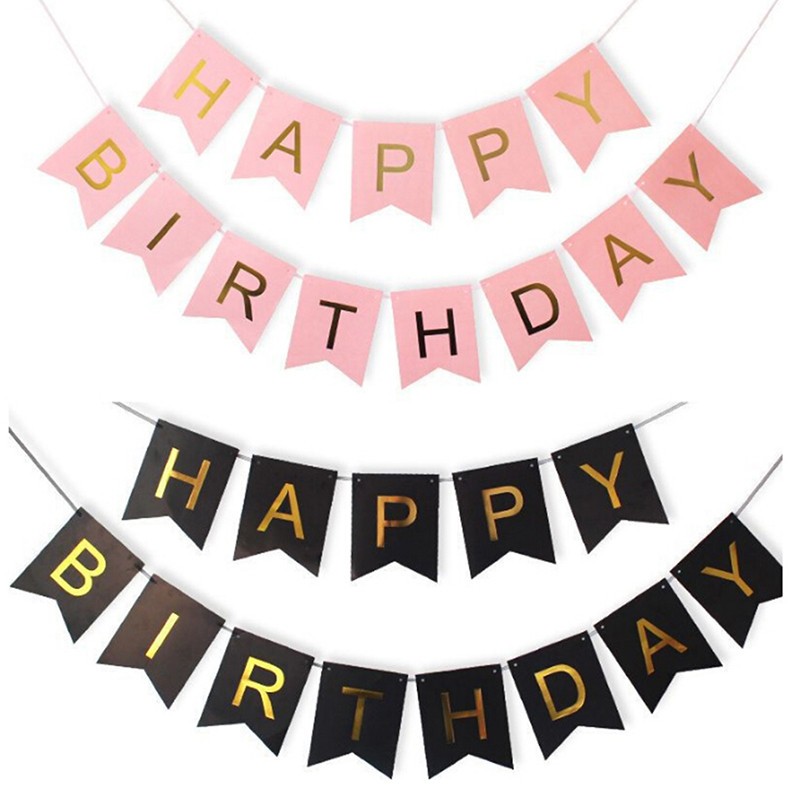 1set / 13pcs letter happy birthday Banner Decoration for Boy Girl Baby's First  Birthday Party Background Decor | Shopee Philippines