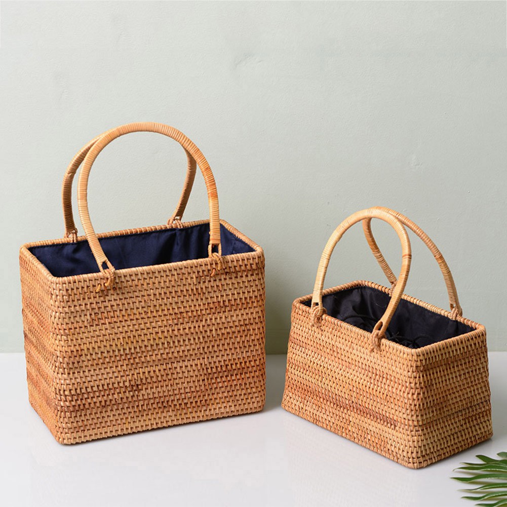 handmade rattan bag