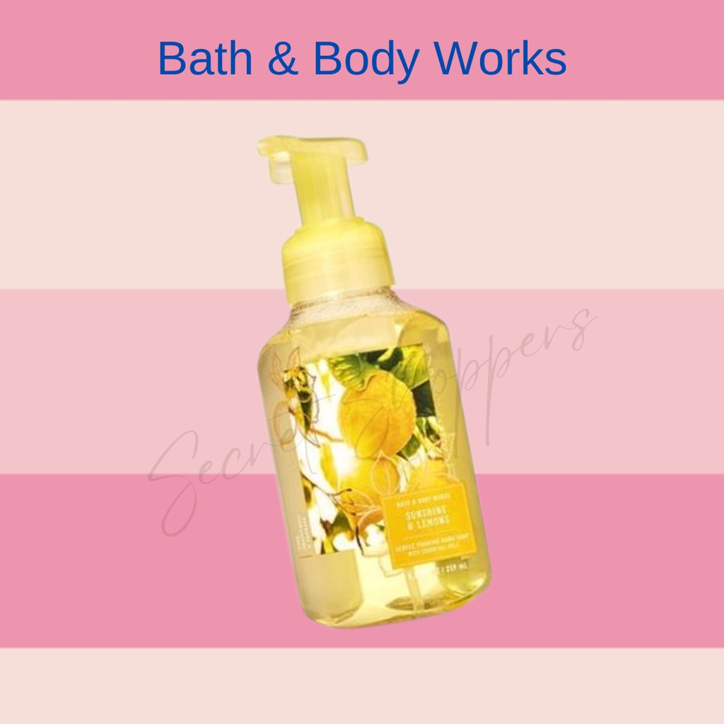 Bath & Body Works Sunshine and Lemons Cleansing Gel Hand Soap Shopee