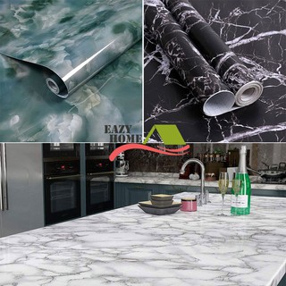 Eazyhome Pvc Wallpaper marble design 10 meters by 45cm self adhesive