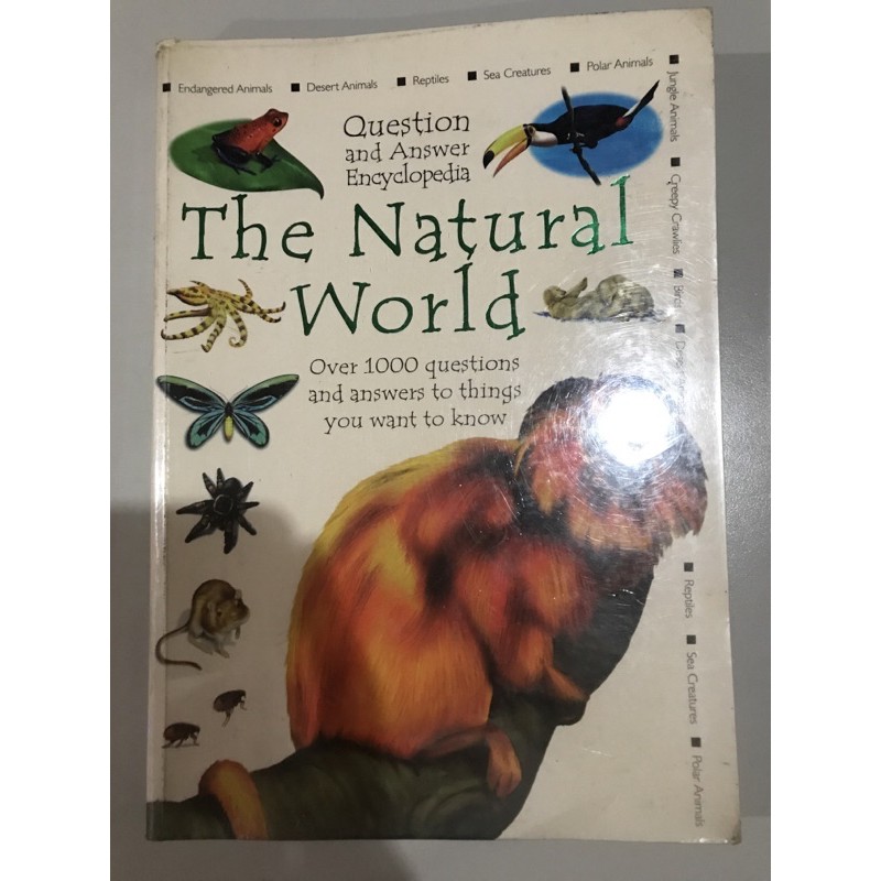 The Natural World Question and Answer Encyclopedia (Colored Biology Animals  Students Reference Book) | Shopee Philippines