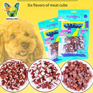 Pet Snacks Beef Particles Meat Cubed Beef Cheese Flavor Chicken Dog Treats 100g No Additives